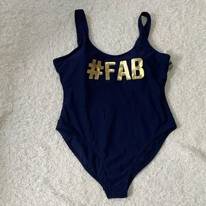 No Boundaries Navy Blue Swimwear